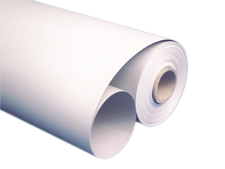 Isotop plastplåt 0,35mm 25m² nordic vit