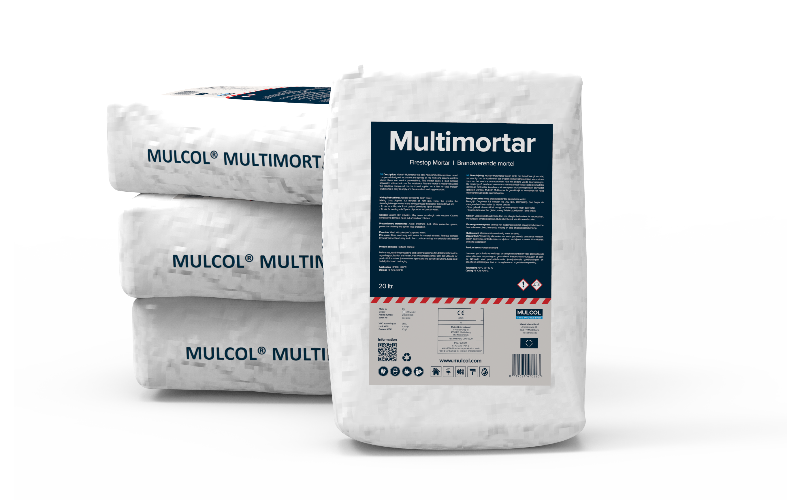 Mulcol® Multimortar 20Liter Påse