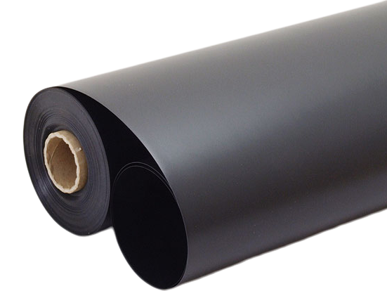 Isotop plastplåt 0,35mm 25m² svart
