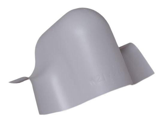 Danmat PVC-böj, typ S 140/50 (240) grå